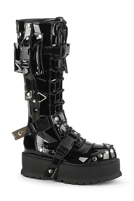 Knee-high Platform Boots SLK-260/B