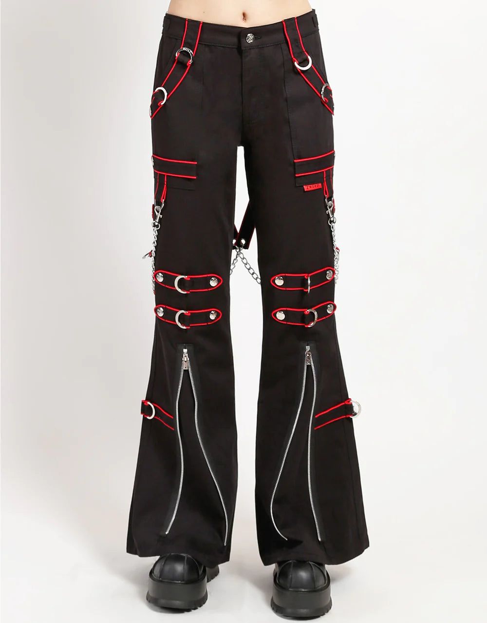 Dark Street Pants [AF4497] [RED] [PLUS]