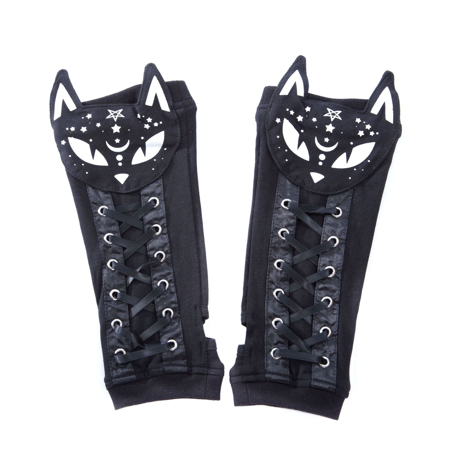 Arm Warmers Dark Kitty
