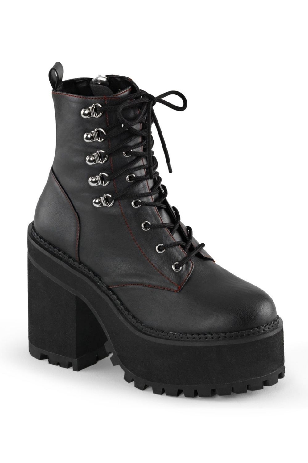 Heeled Combats Boots ASST-100/BVL