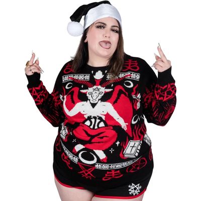Baphoclaus Christmas In Hell Sweater