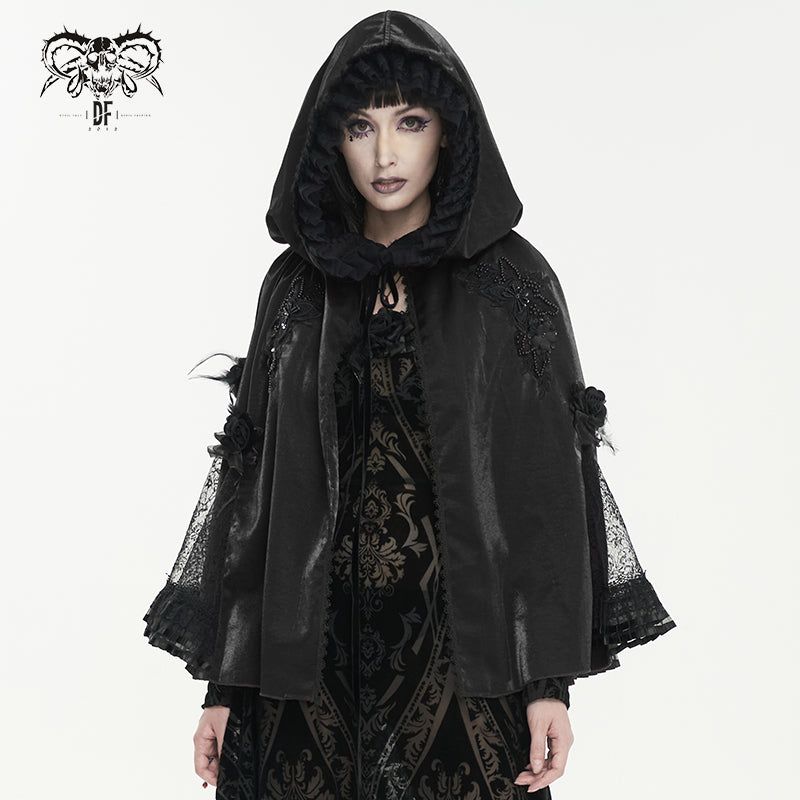 Rose &amp; Romance Black Cape CA03601