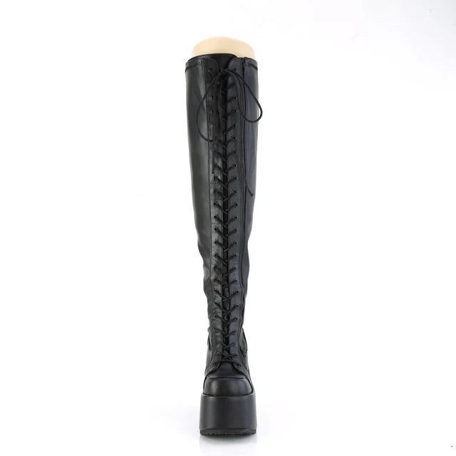 Thigh-high Heeled Platform Boots CAM-300/WC/BVL