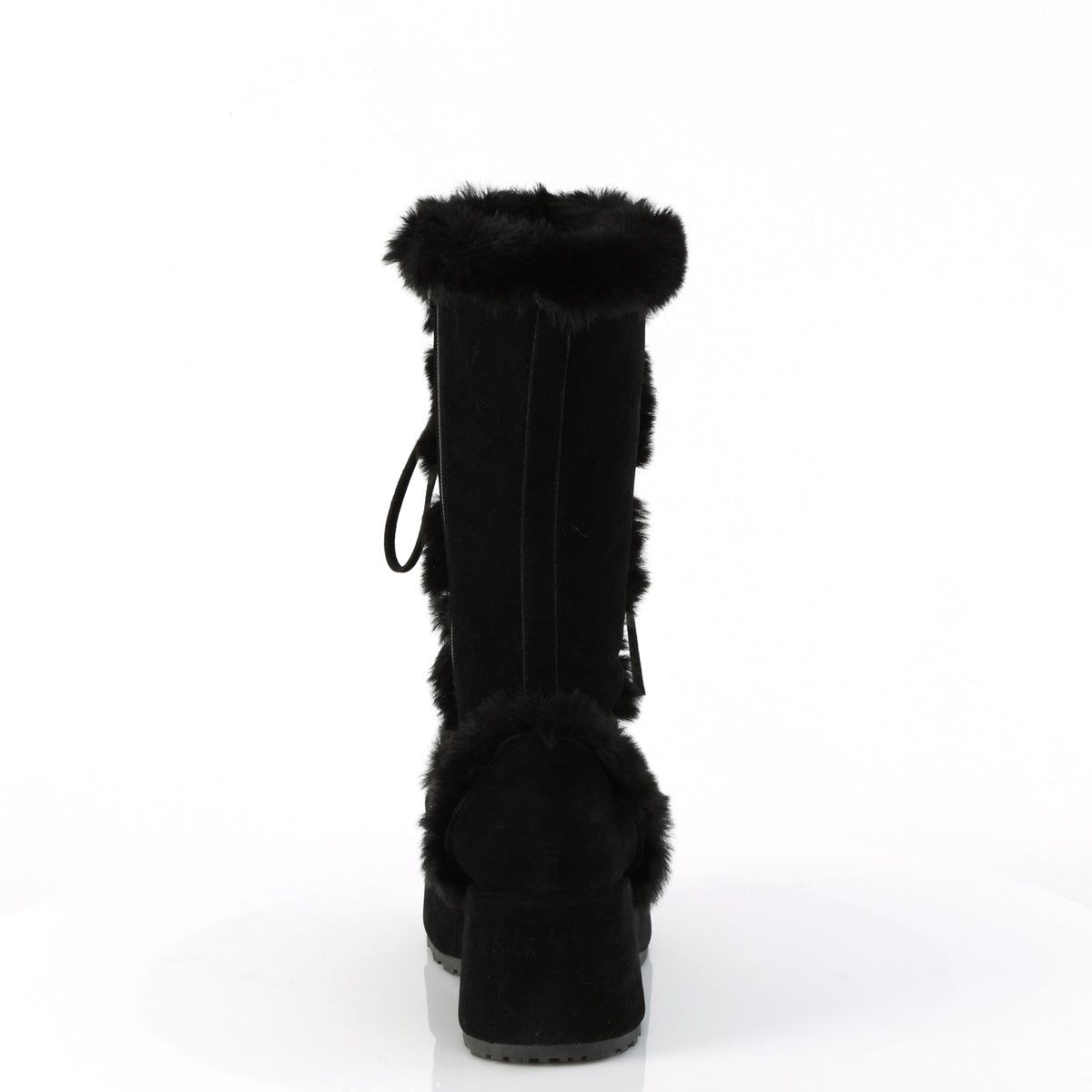Mid-calf Fluffy Boots CUB-311/BVS [BLACK]