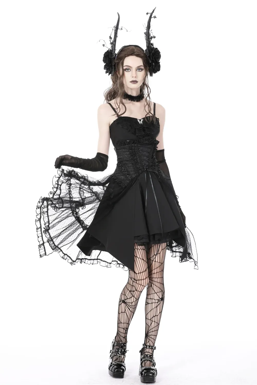 Mesh Skirt-Belt KW262