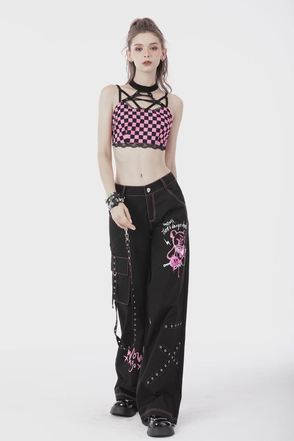 Danger Bear Baggy Pants PW119