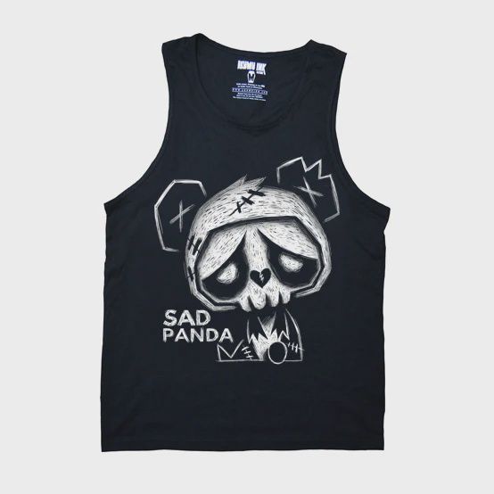 Sad Panda Men Tank Top