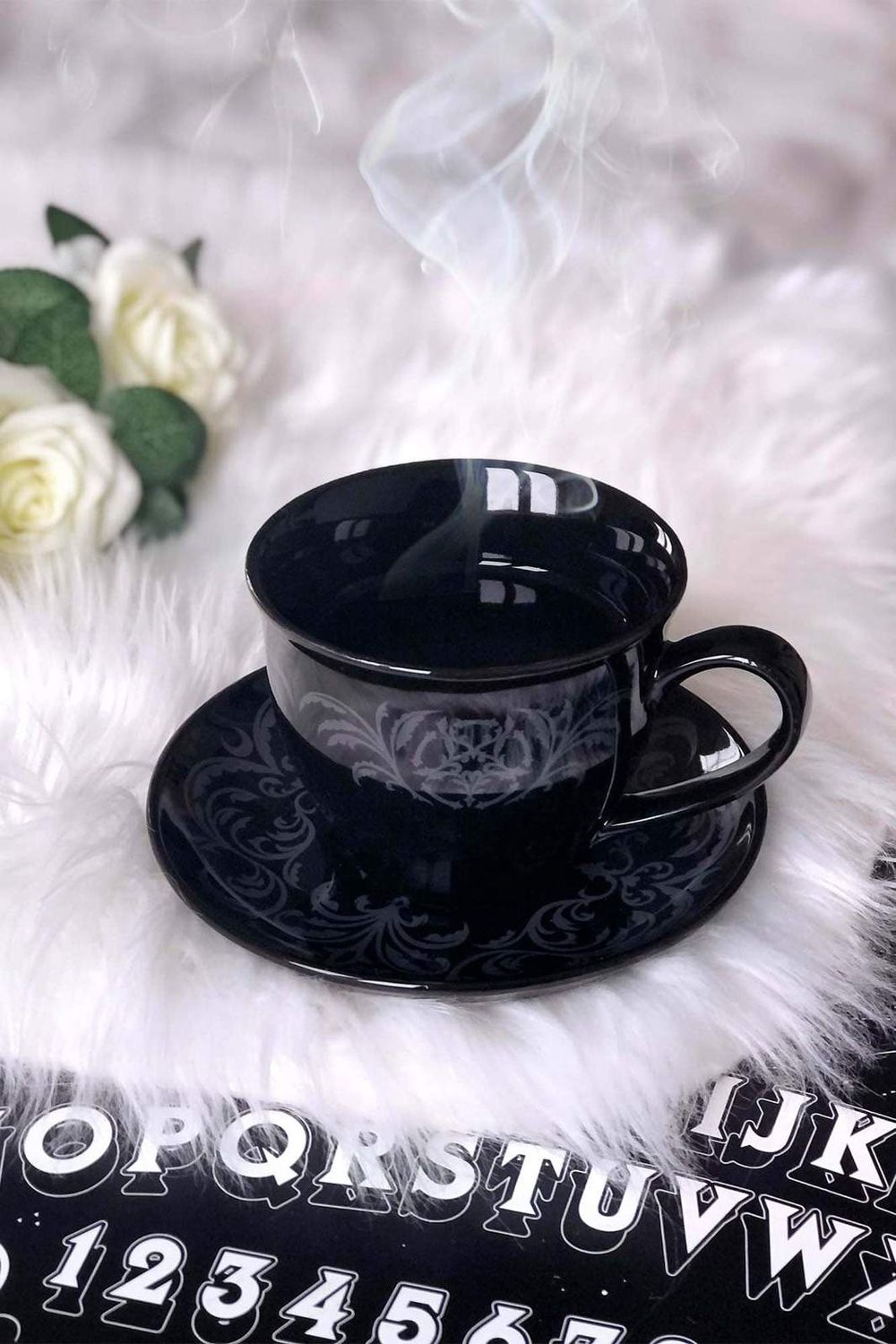 Morticia Mug &amp; Saucer