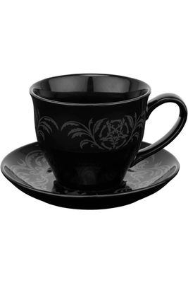 Morticia Mug &amp; Saucer