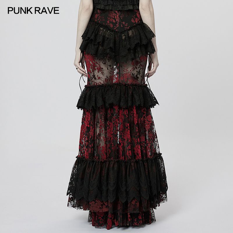 Skirt WQ-629 [RED]
