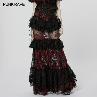 Skirt WQ-629 [RED]