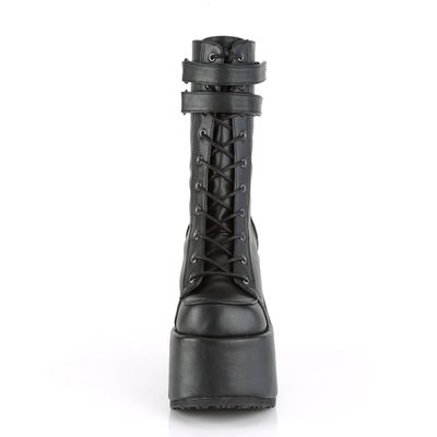 Mid-calf Heeled Platform Boots CAM-250/BVL