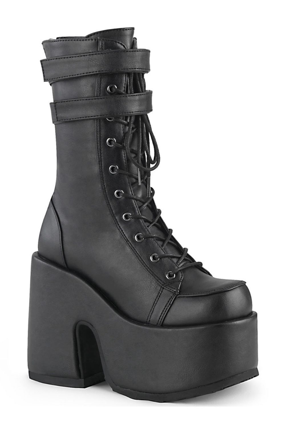 Mid-calf Heeled Platform Boots CAM-250/BVL