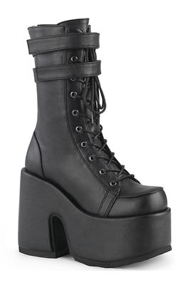 Mid-calf Heeled Platform Boots CAM-250/BVL