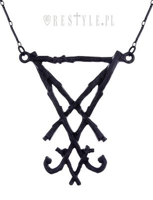 Lucifer Sigil Necklace [BLACK]