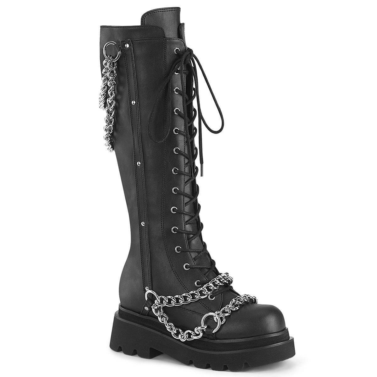 Knee-high Lace-up Boots REGD-215/BVL