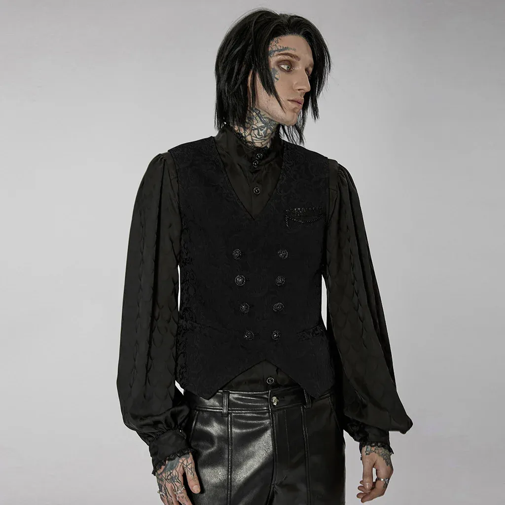 Waistcoat WY-1436 [BLACK] [PLUS]