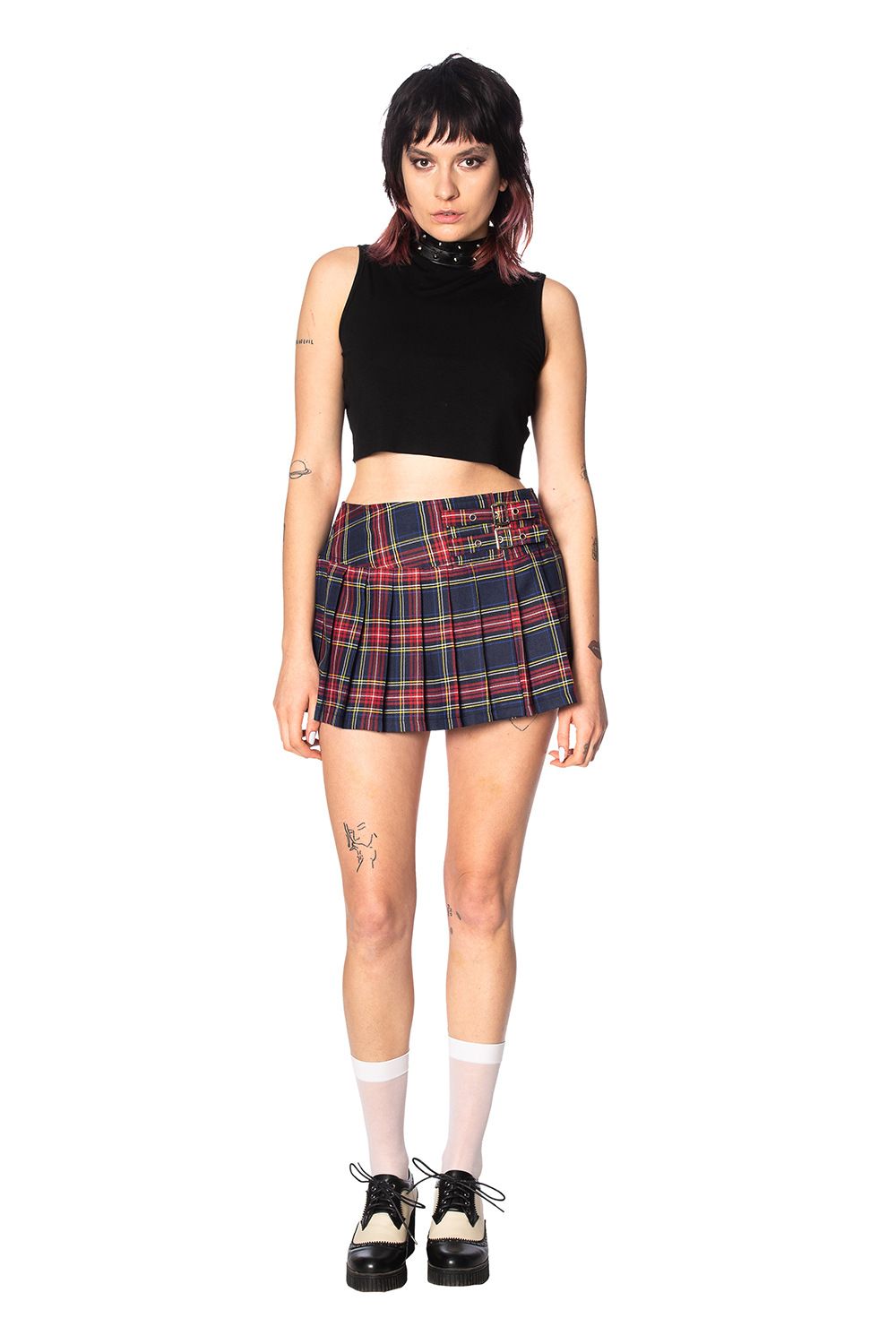 Darkdoll Skirt [SBN216] [BLUE/RED]