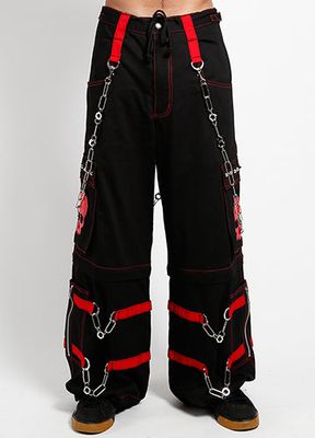 Skull &amp; Chains Pants [RED] [AF7049M]
