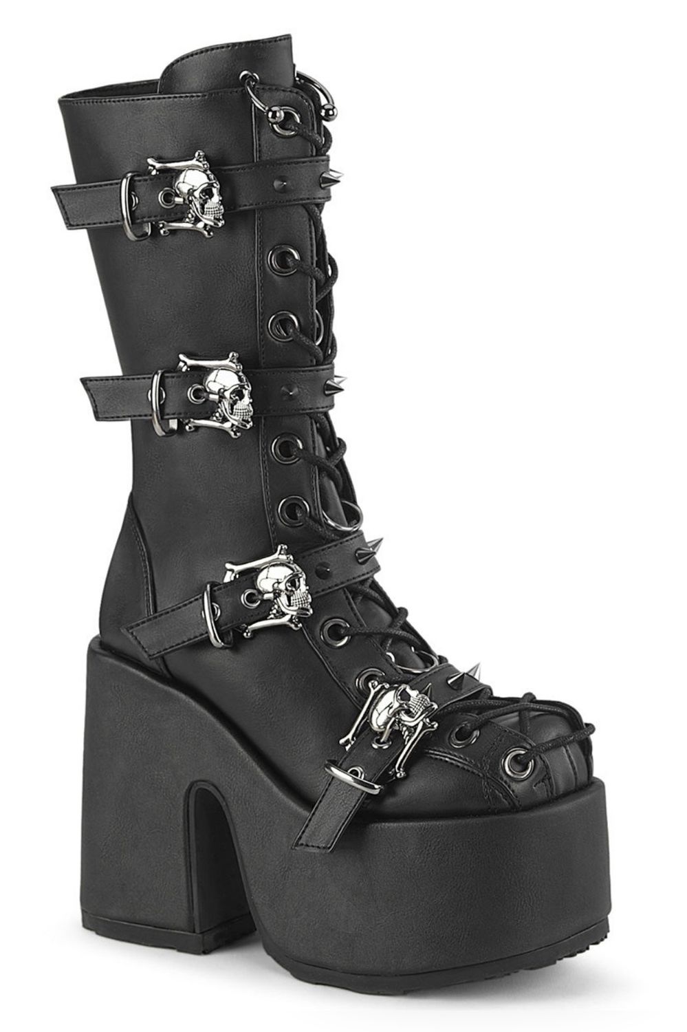 Heeled Platform Boots CAM-115/BVL