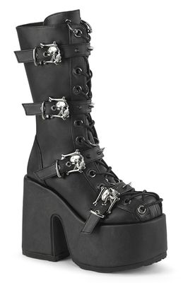 Heeled Platform Boots CAM-115/BVL