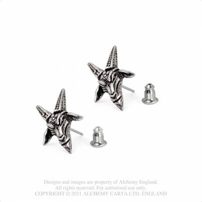 Baphomet Earrings [E449]