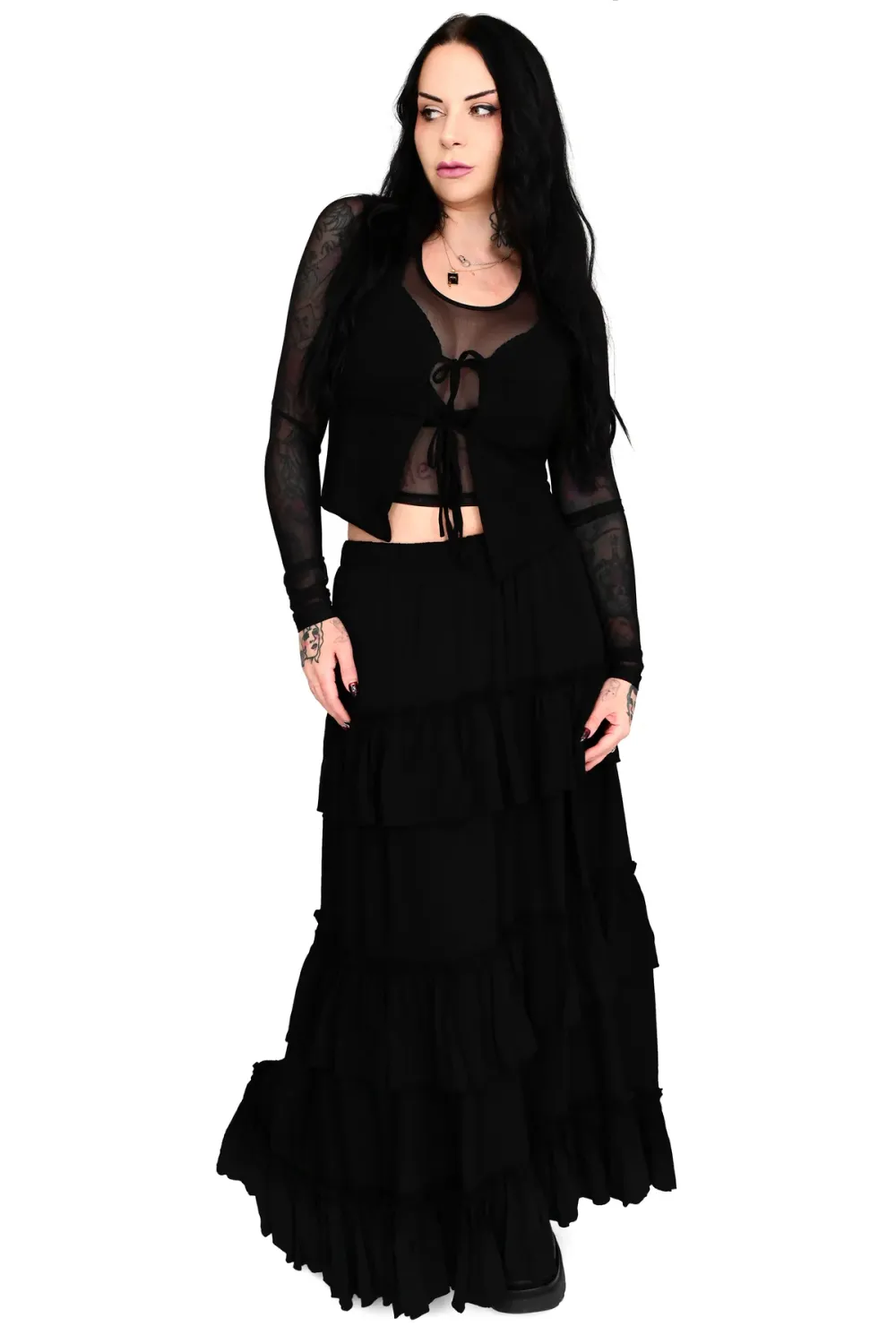 Leah Ruffle Skirt