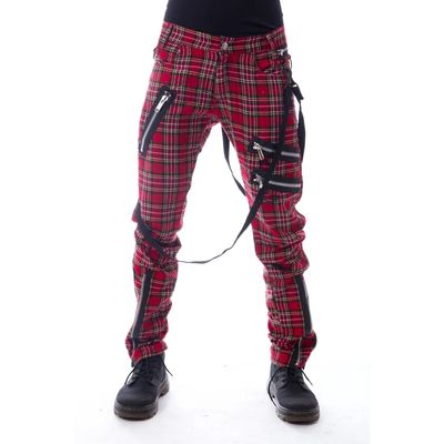 Vincent Pants [RED TARTAN]