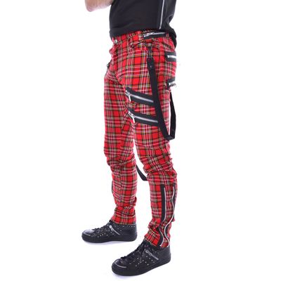 Vincent Pants [RED TARTAN]