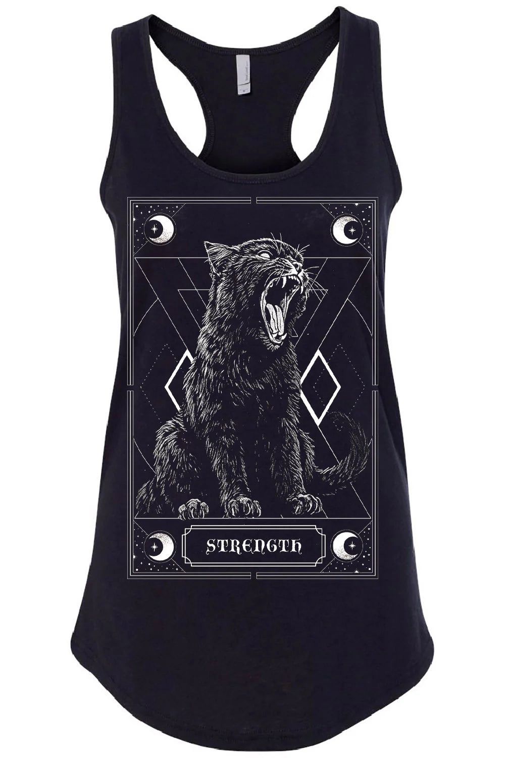 Strength Kitty Tarot Tank Top