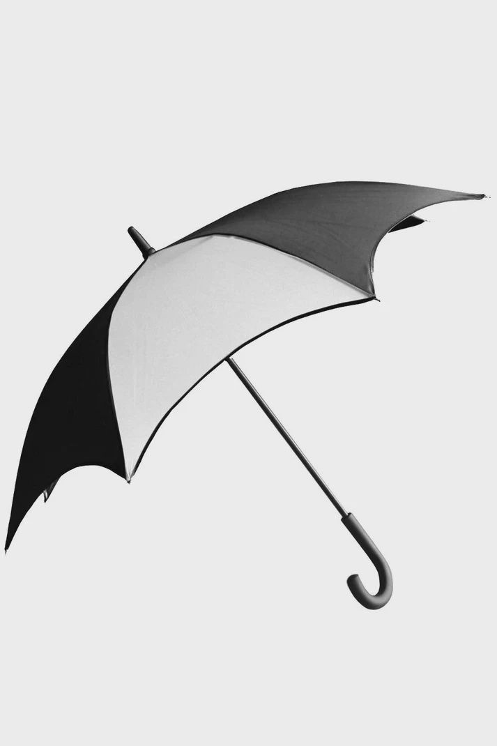 Funeral Procession Umbrella [BLACK / WHITE]