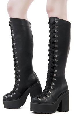 Bloodletting Knee-High Boots