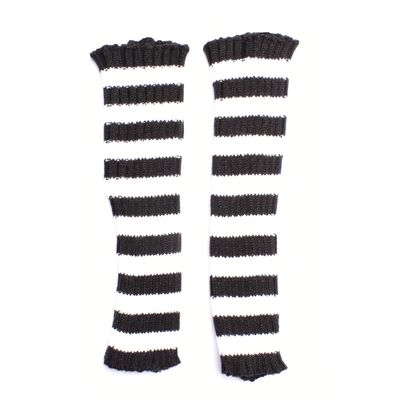 Arm Warmers Tilly [BLACK/WHITE]