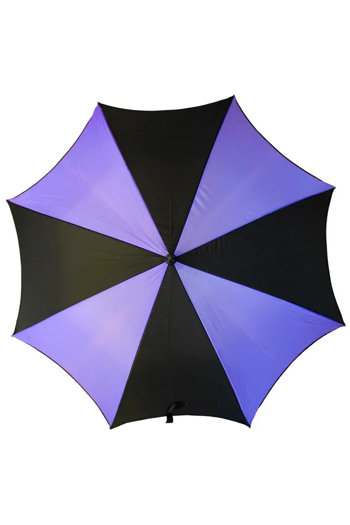 Funeral Procession Umbrella [BLACK / PURPLE]
