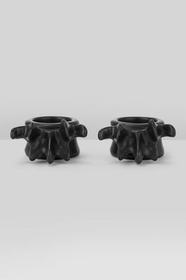 Ossuary Candle Holders [BLACK] [PACKAGE OF 2]