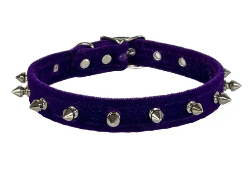 Choker Velours CK134 [PURPLE]