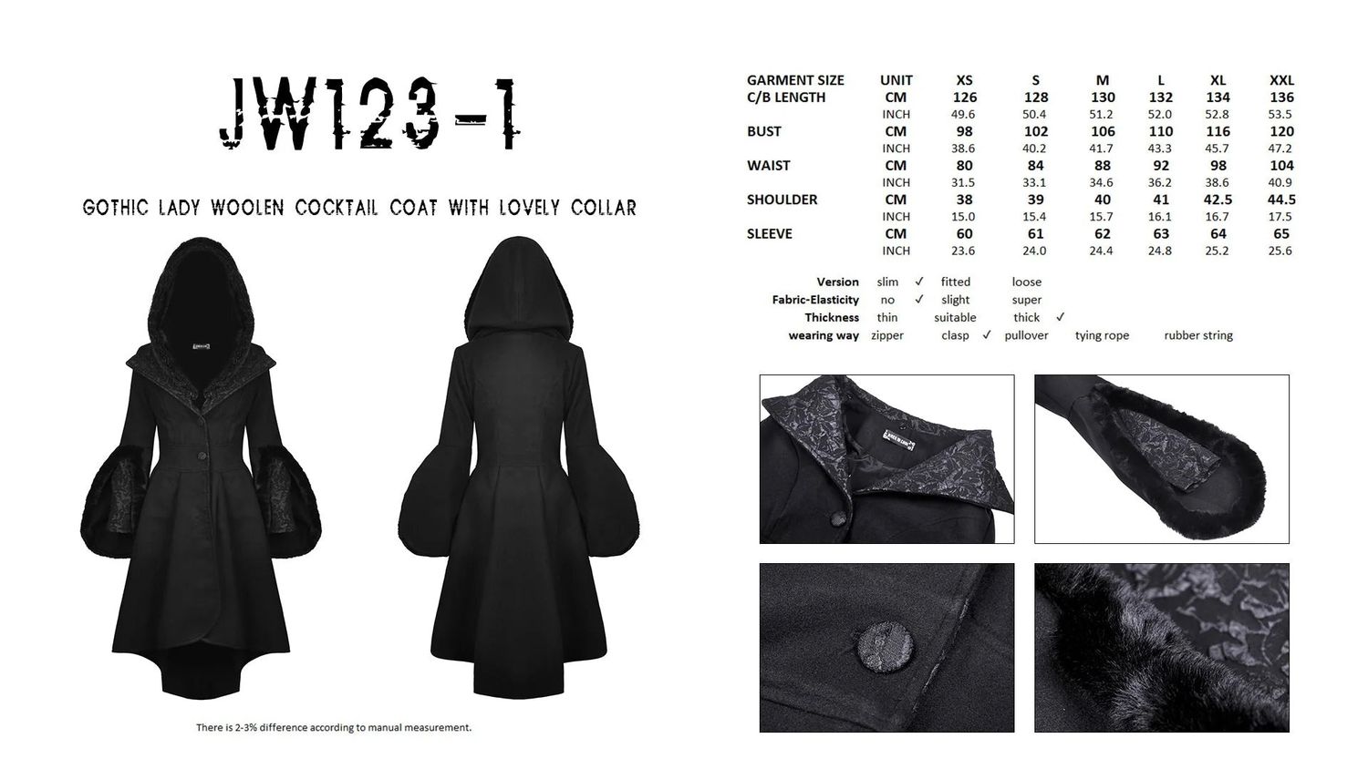 Coat JW123