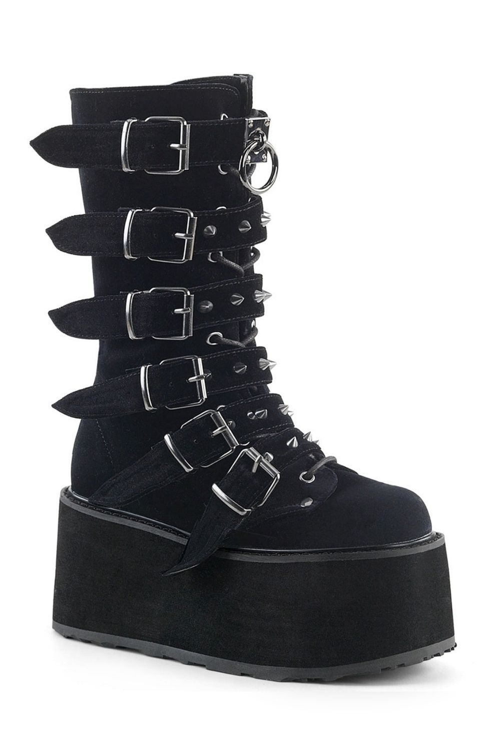 Velvet Platform Boots DAM-225/BVEL