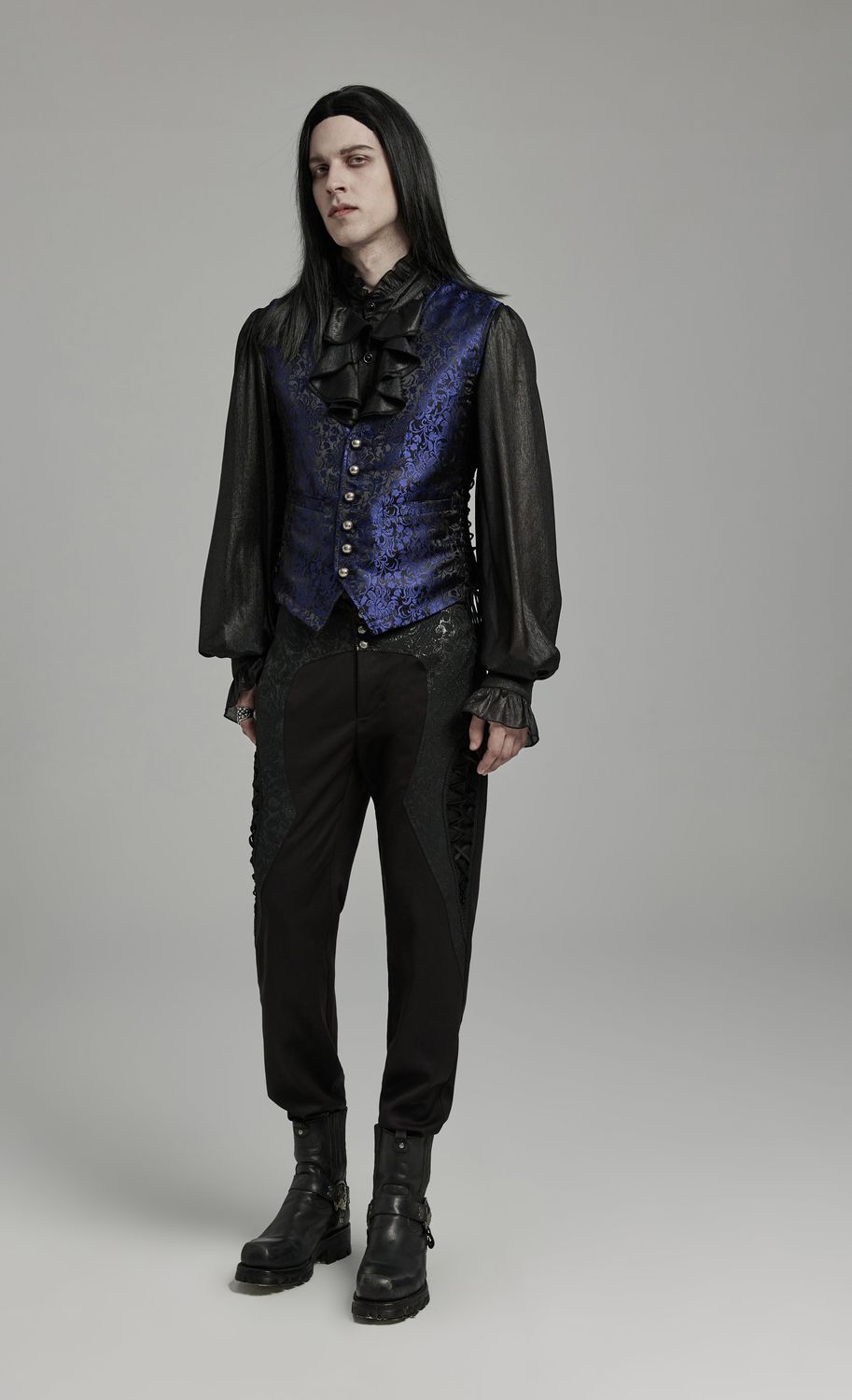 Waistcoat WY-1623 ­[BLUE] [PLUS]