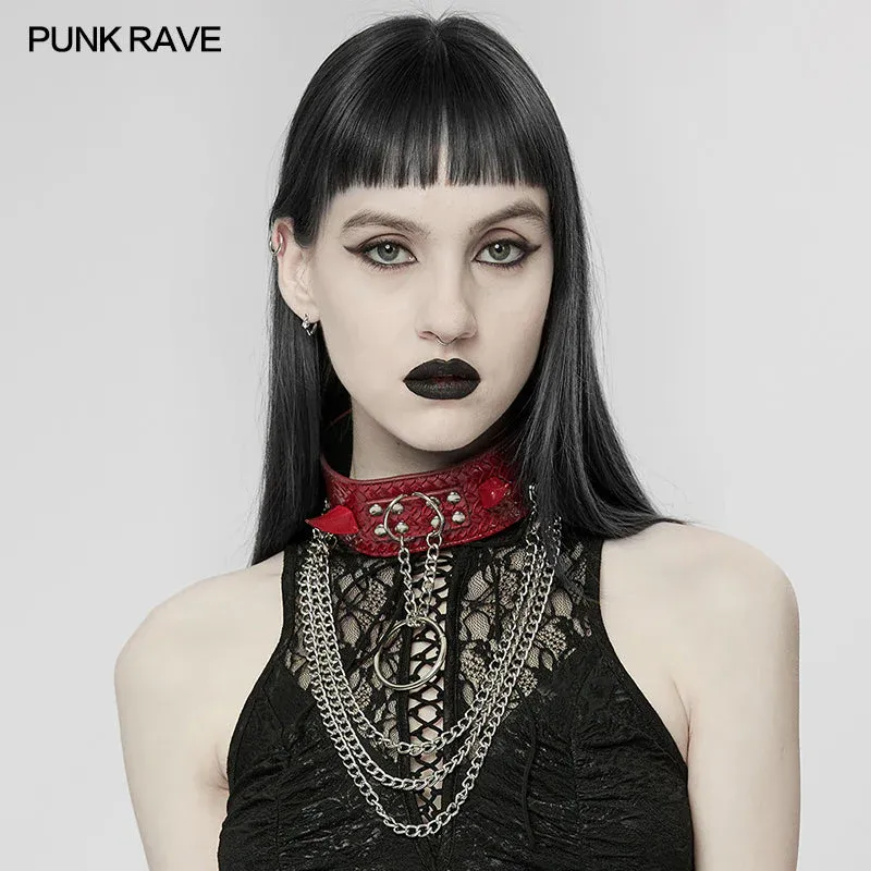 Choker WS-539 [ROUGE]