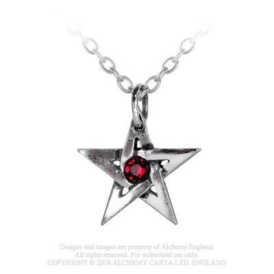 Crystal Pentagram Necklace[P365]