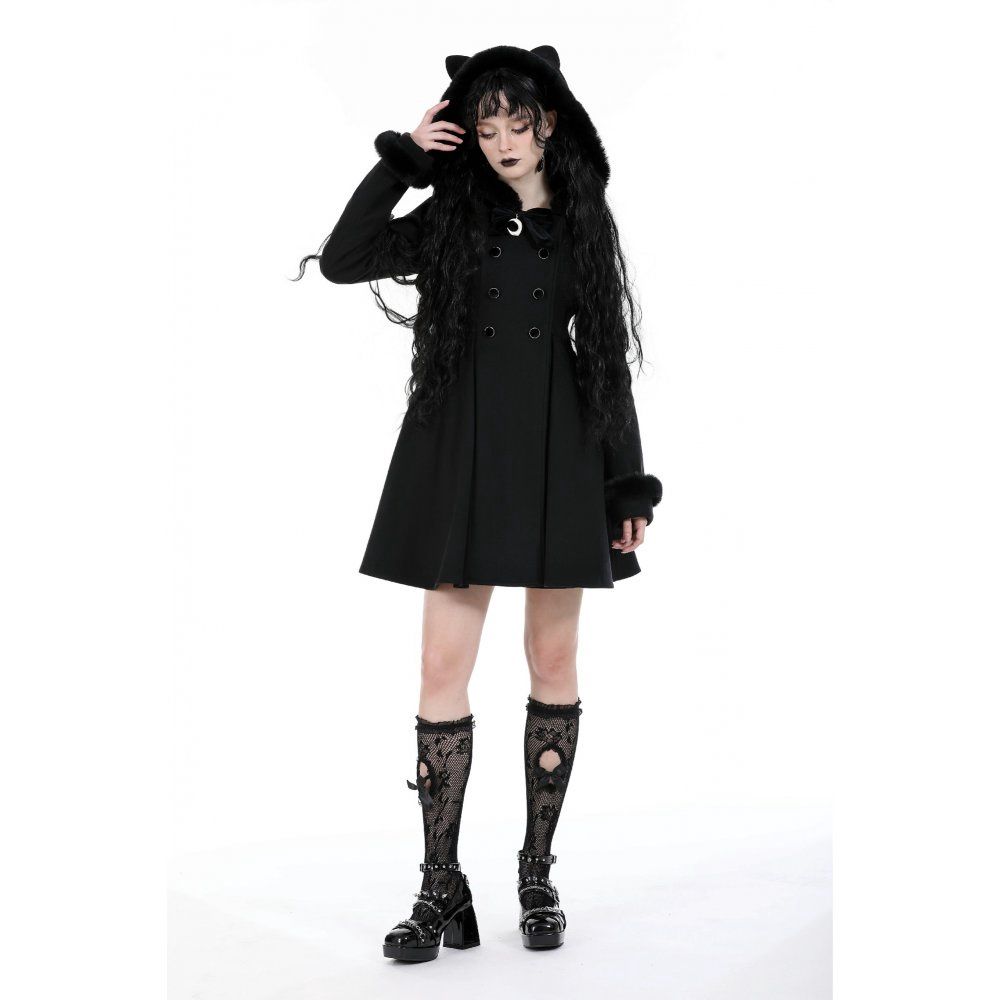 Coat with Fur and Cat Ears JW257