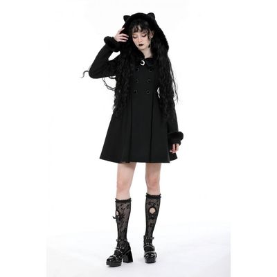 Coat with Fur and Cat Ears JW257