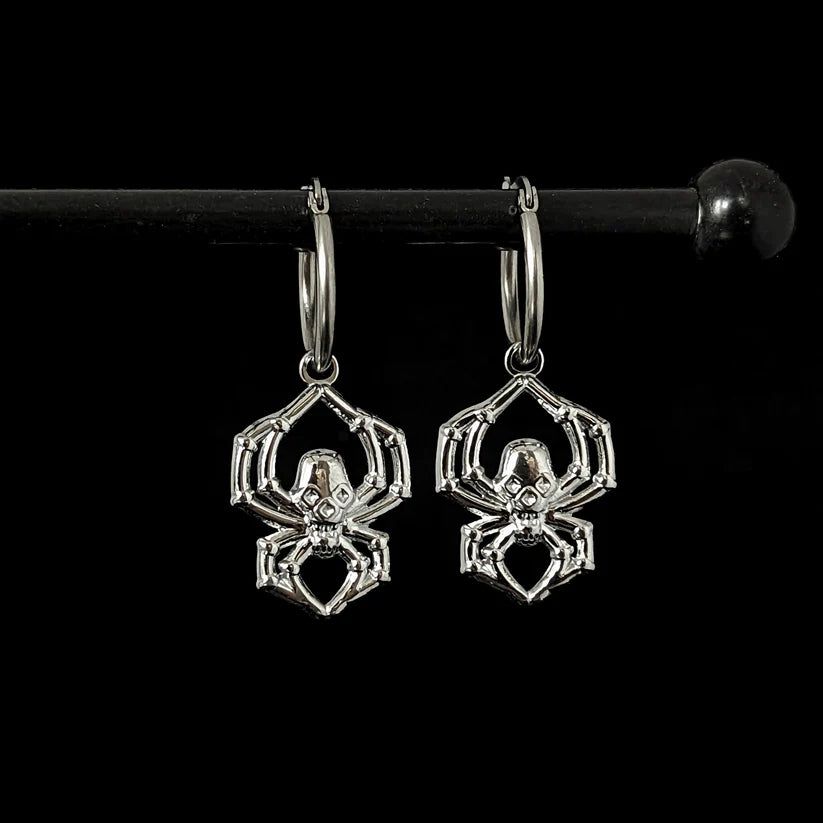 Spider Hoops Earring
