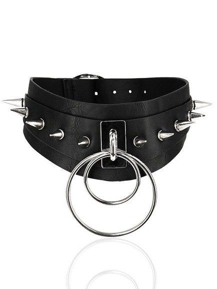 Double Spiked ­Choker