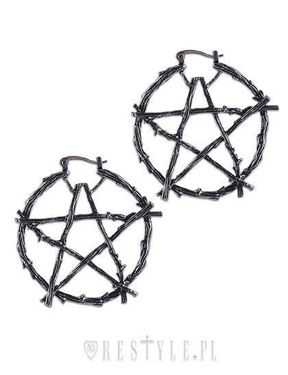 Branch Pentagram Earrings