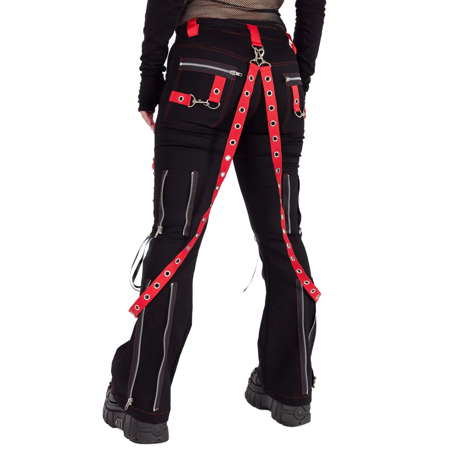 Trinity Pants [BLACK/RED]