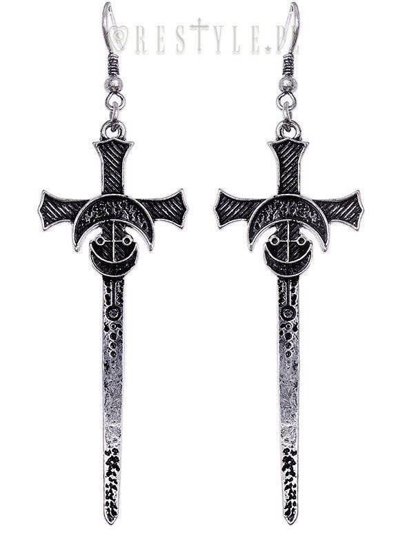Swords Earrings [SILVER]