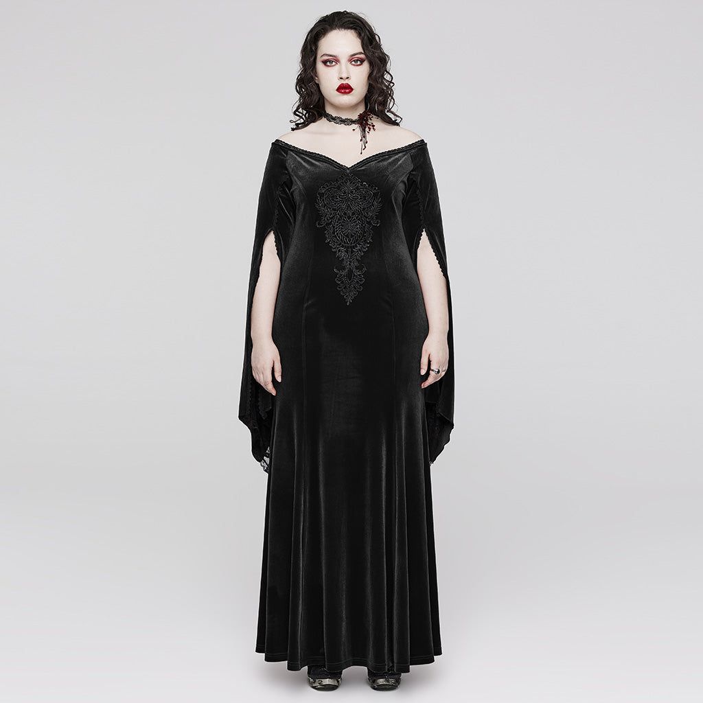 Dress DQ-641 [PLUS] [BLACK]