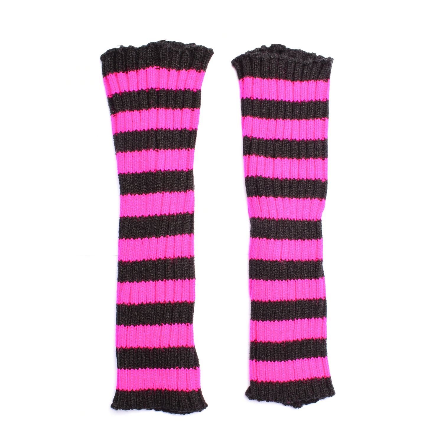 Arm Warmers Tilly [BLACK/PINK]